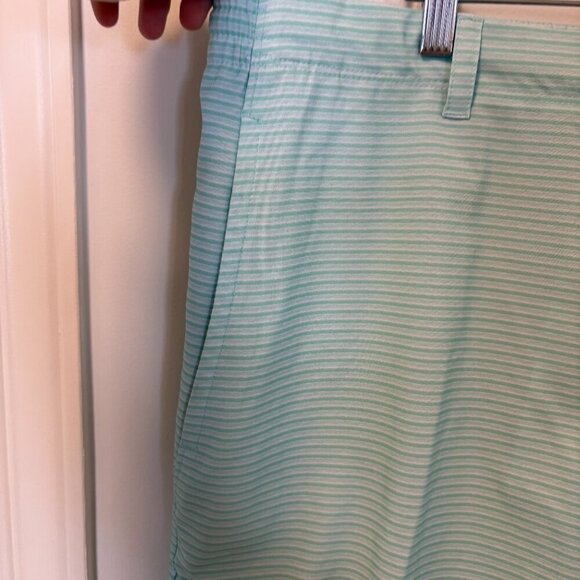 Jack Snicklaus Golf Shorts Men's Size 38 Ocean Blue Green Stripped 9" NWT - Picture 4 of 12